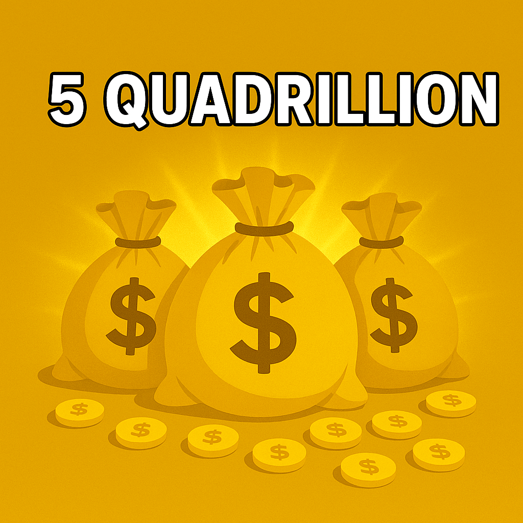 5 quadrillion Sheckles